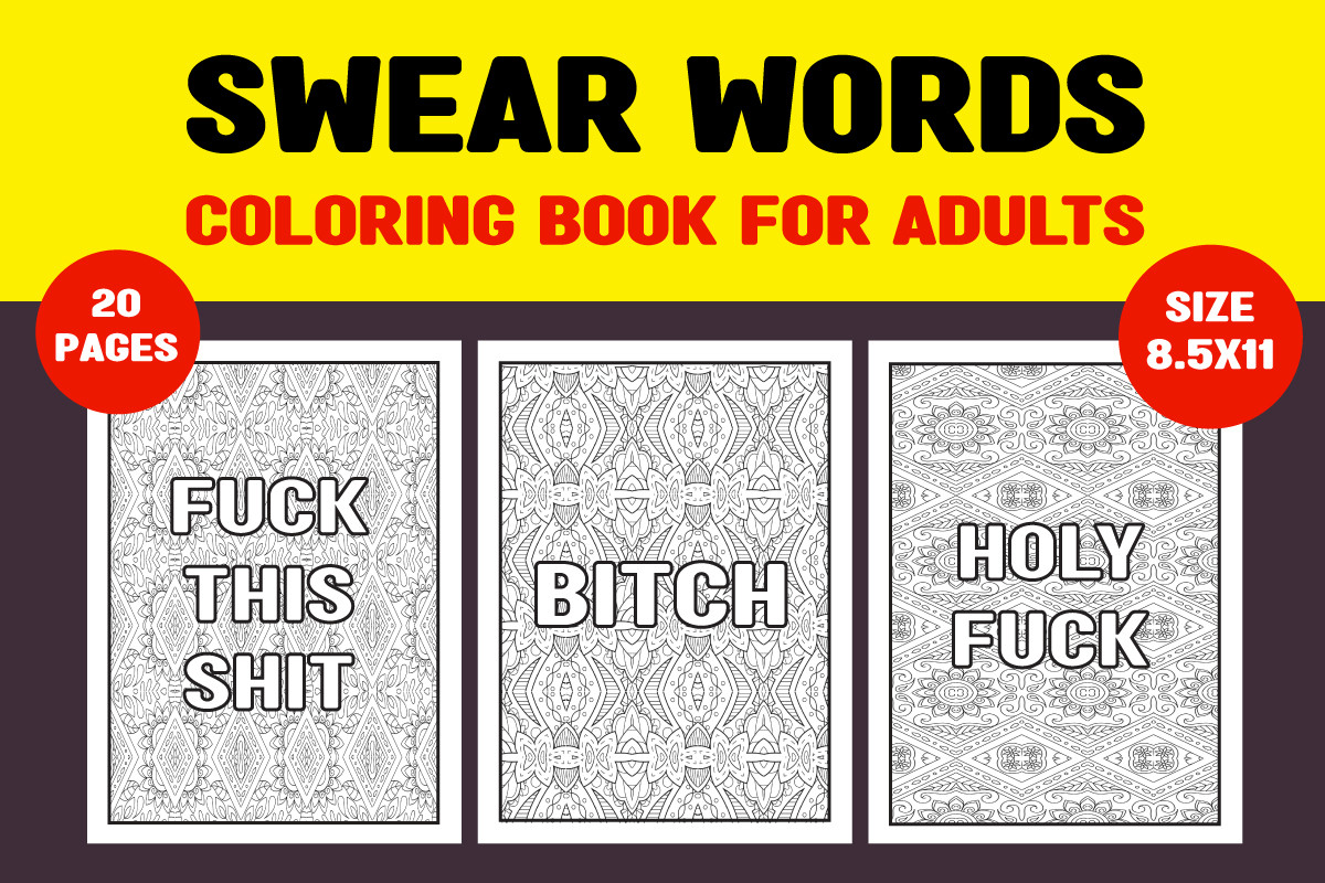 Swear Word Coloring Page