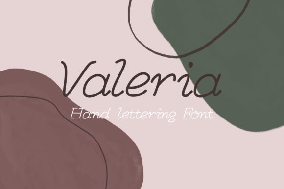 Valeria Font - Cute Lettering Fonts