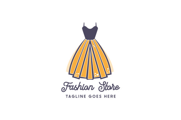 gold dress logo Gala clipart