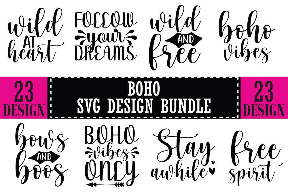 Boho Quotes Designs Bundle Graphic by Pr Store · Creative Fabrica