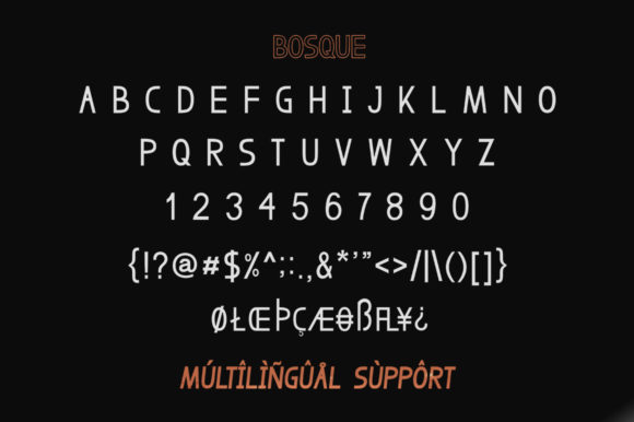 Bosque Font - Preview 3