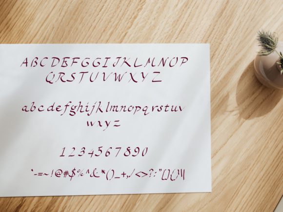 Casual Luxe Font PNG with transparent background - Preview 4