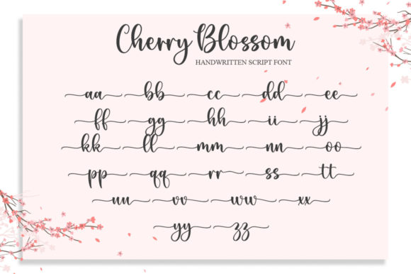 Cherry Blossom Font - Preview 6