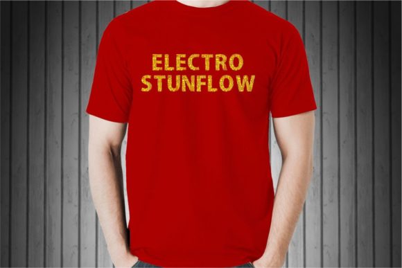 Electro Stunflow Font - Preview 1