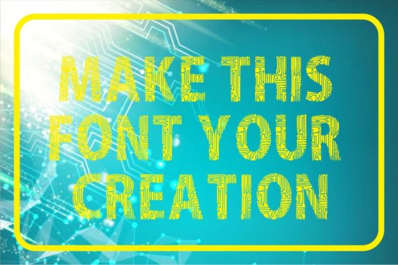 Electro Stunflow Font - Preview 2