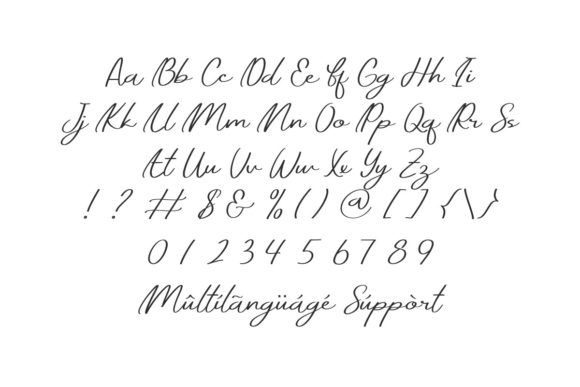 North Sweet Font PNG with transparent background - Preview 3
