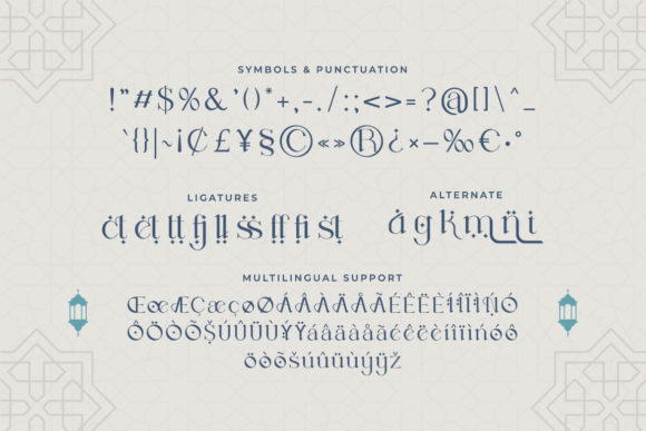 Nur Ramadhan Font PNG with transparent background - Preview 2