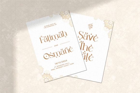 Nur Ramadhan Font PNG with transparent background - Preview 5