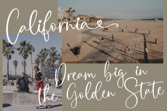 Palm Springs Font PNG with transparent background - Preview 1