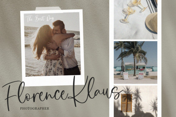 Palm Springs Font PNG with transparent background - Preview 2