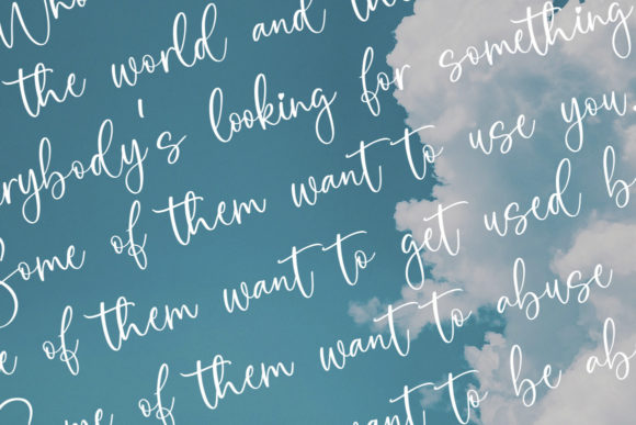 Palm Springs Font PNG with transparent background - Preview 3