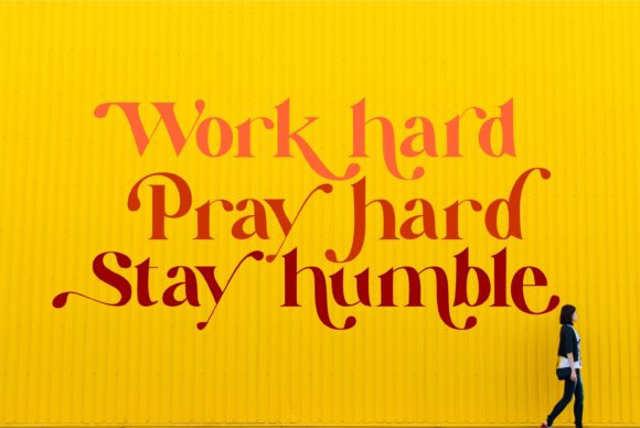 Pulpy Orange Font font preview - 5