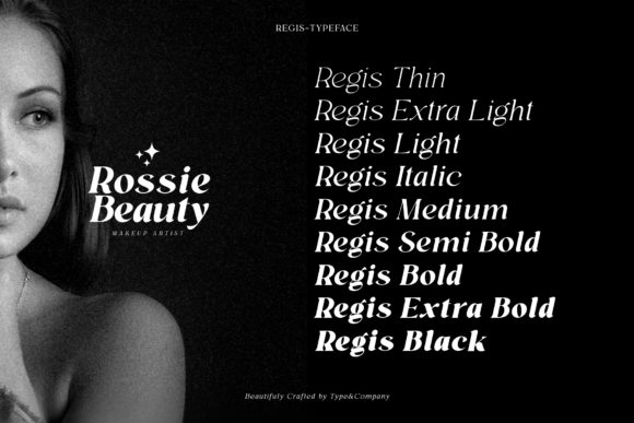 Regis Font PNG with transparent background - Preview 4