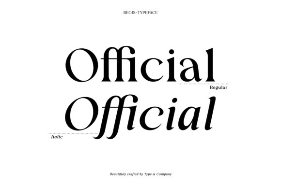 Regis Font PNG with transparent background - Preview 5