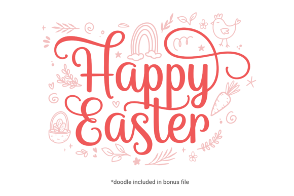 Risen Hearts Font PNG with transparent background - Preview 2