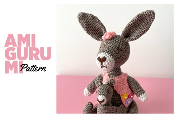 CROCHET PATTERN: Cute Mom Kangaroo