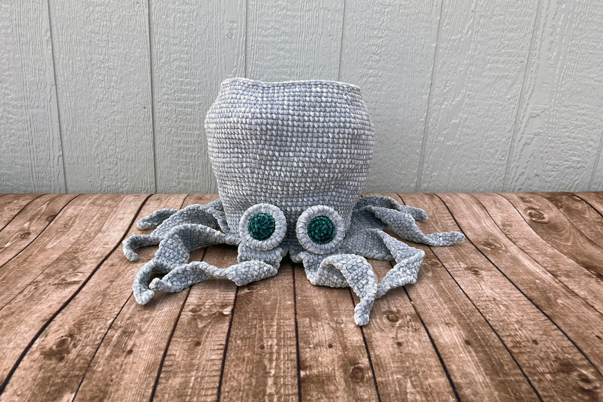 Octopus Basket Crochet Pattern