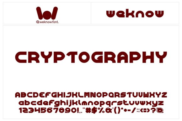 Algorithm Font - Preview 4