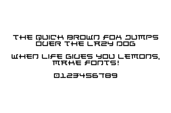 Anglo Katakana Font - Preview 1