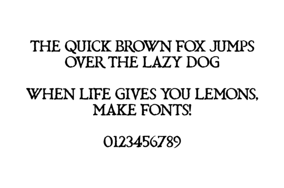 Bardolatry Font - Preview 1