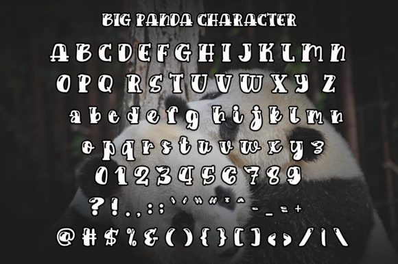 Big Panda Font - Preview 4