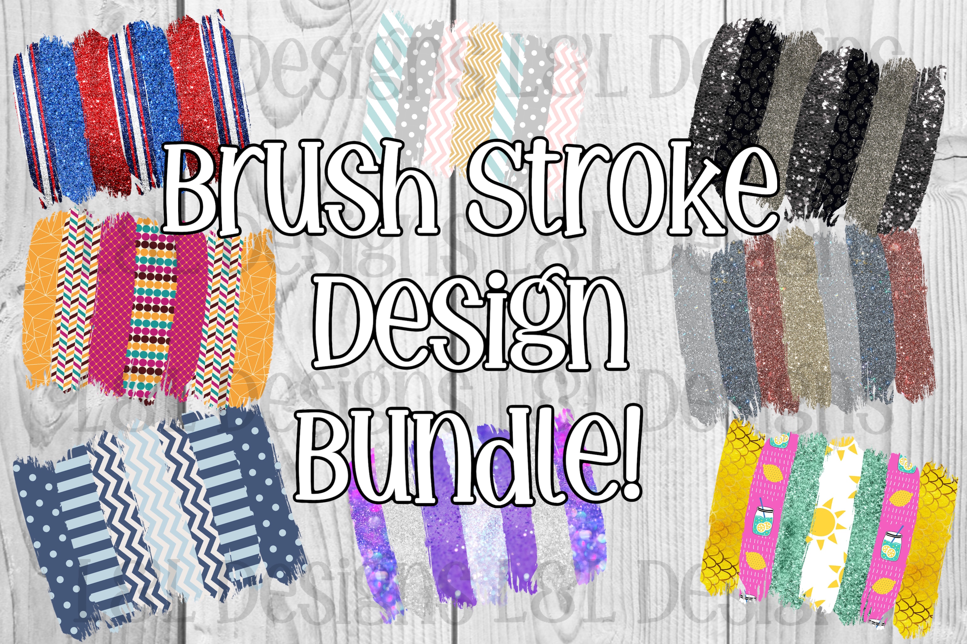 Brush Stroke Bundle Graphic by L and L Designs · Creative Fabrica