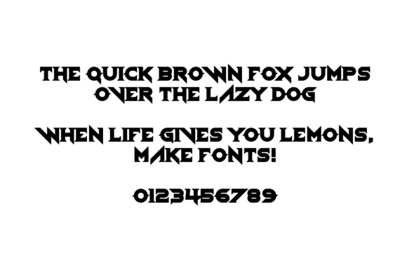 Demoness Font - Preview 1