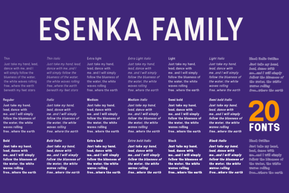 Esenka Font - Preview 5