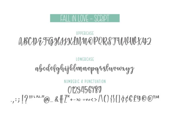 Fall in Love Font - Preview 3