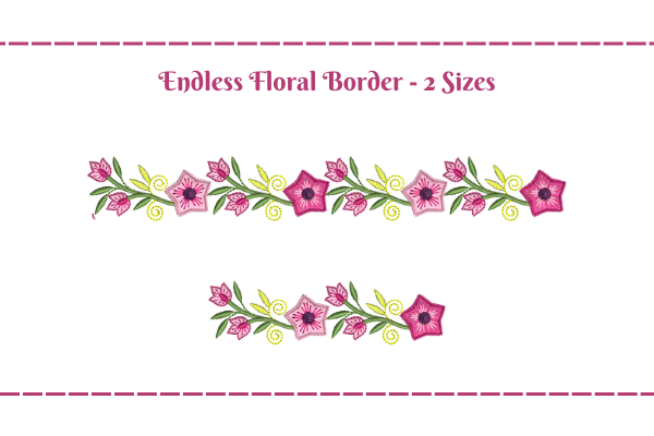 Floral Endless Border