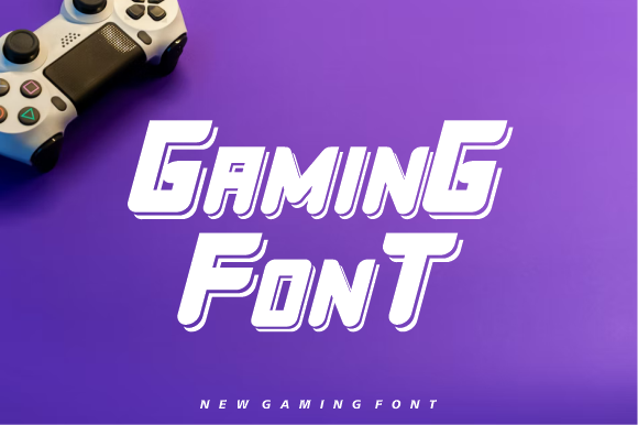 Gamerin Font PNG with transparent background - Preview 1