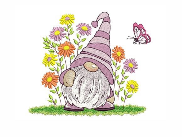 Gnome in Flowers
