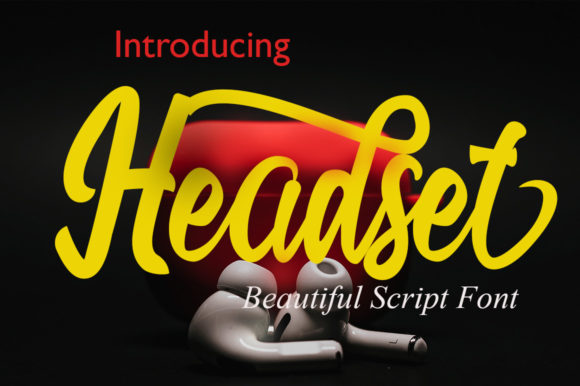 Headset Font PNG with transparent background - Preview 2