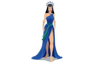 hera goddess blue dress Goddesses Dress Hera, white