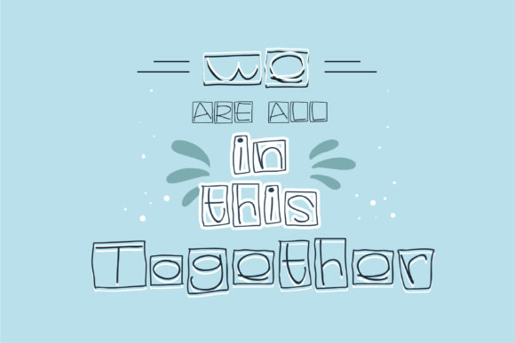 Lunchbox Font PNG with transparent background - Preview 1