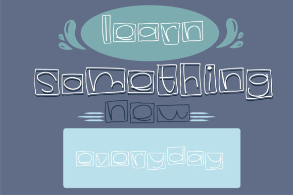 Lunchbox Font PNG with transparent background - Preview 5