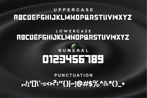 Megaron Font PNG with transparent background - Preview 2