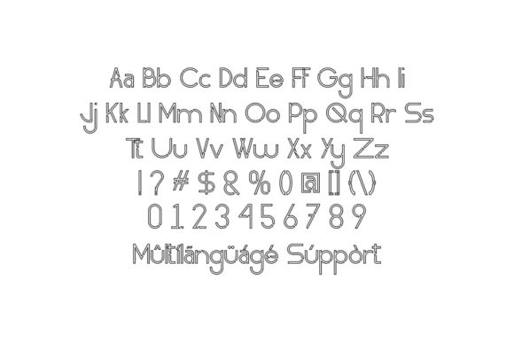 Obedient Font PNG with transparent background - Preview 6