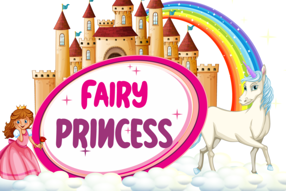 Princess Monday Font PNG with transparent background - Preview 4