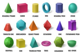 Realistic 3D Color Basic Shapes Graphic by tartila.stock · Creative Fabrica