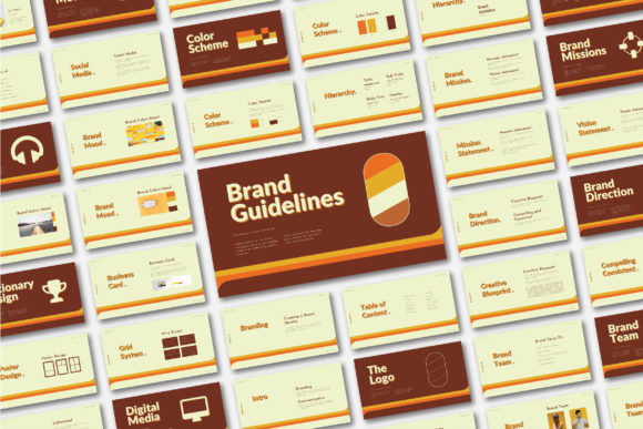 Retro Brand Guidelines Presentation Template