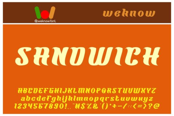 Big Burger Font - Preview 1