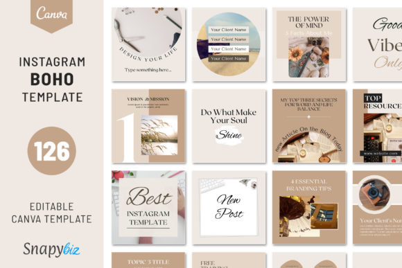 Instagram Post Template Bundle Bundle · Creative Fabrica