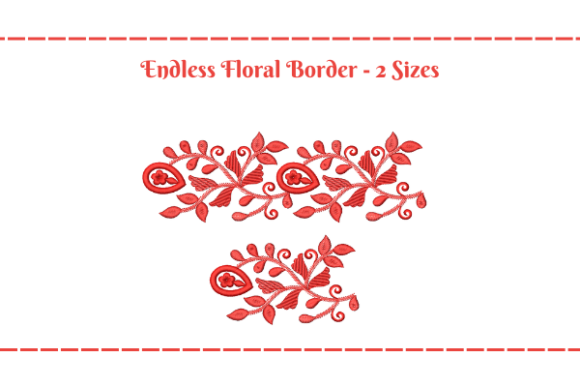 Floral Endless Border