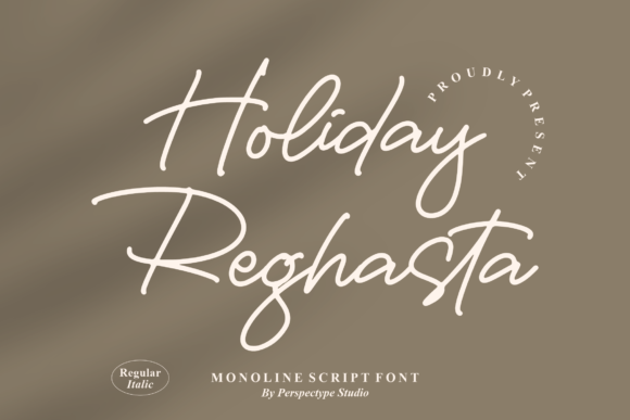 Holiday Reghasta Fonts