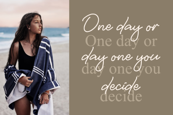 Holiday Reghasta Font font preview - 1