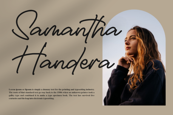 Holiday Reghasta Font font preview - 2