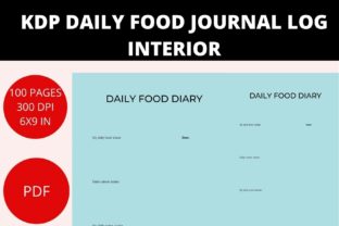 Kdp Food Diary Journal Interior Graphic by CREATILORY · Creative Fabrica
