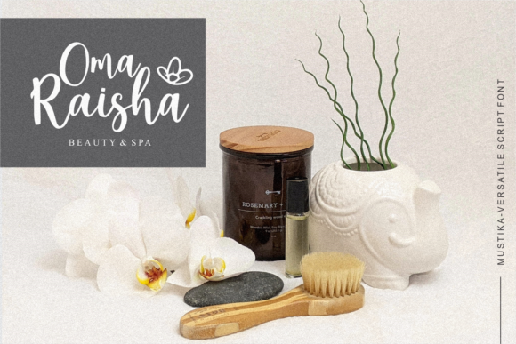 Mustika Font PNG with transparent background - Preview 2