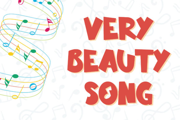 On Melody Font PNG with transparent background - Preview 1